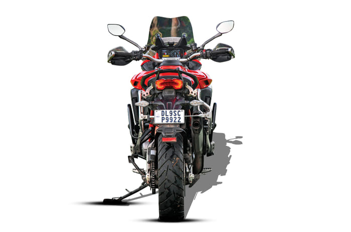 Ducati Multistrada V4 Rally rear shot